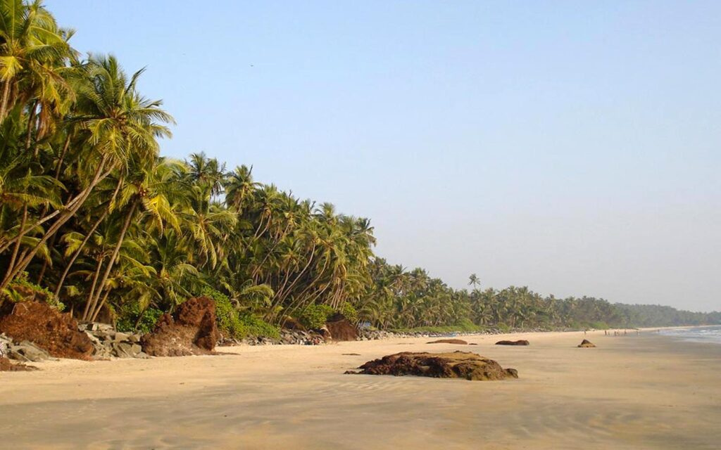 coastline of Kizhunna Beach
