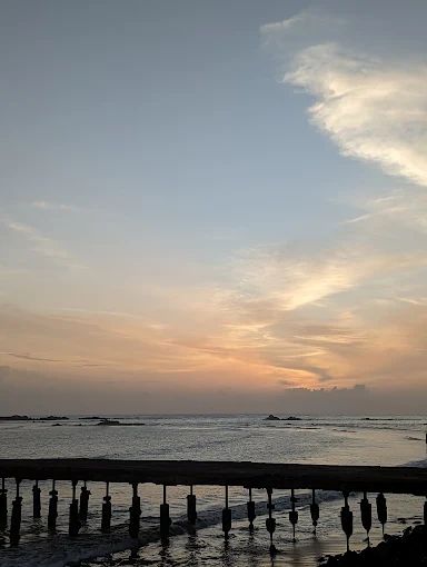 Historic British-era sea bridge at Thalassery, Kannur