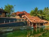 Intricate wooden carvings at Sree Rama Temple Thalassery